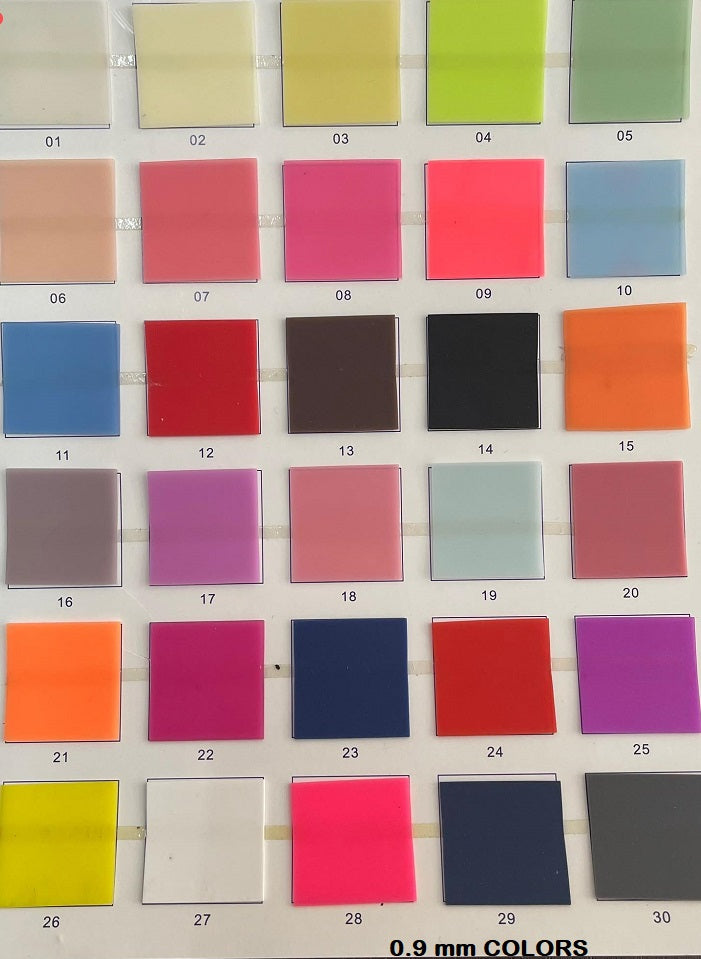 RTS - JELLY VINYL 0.9 mm Thickness - READY TO SHIP