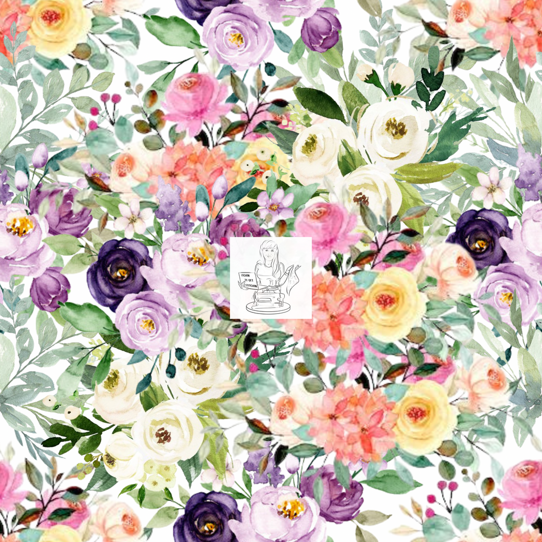 RTS - Mermaid Floral Princess Coordinate Woven