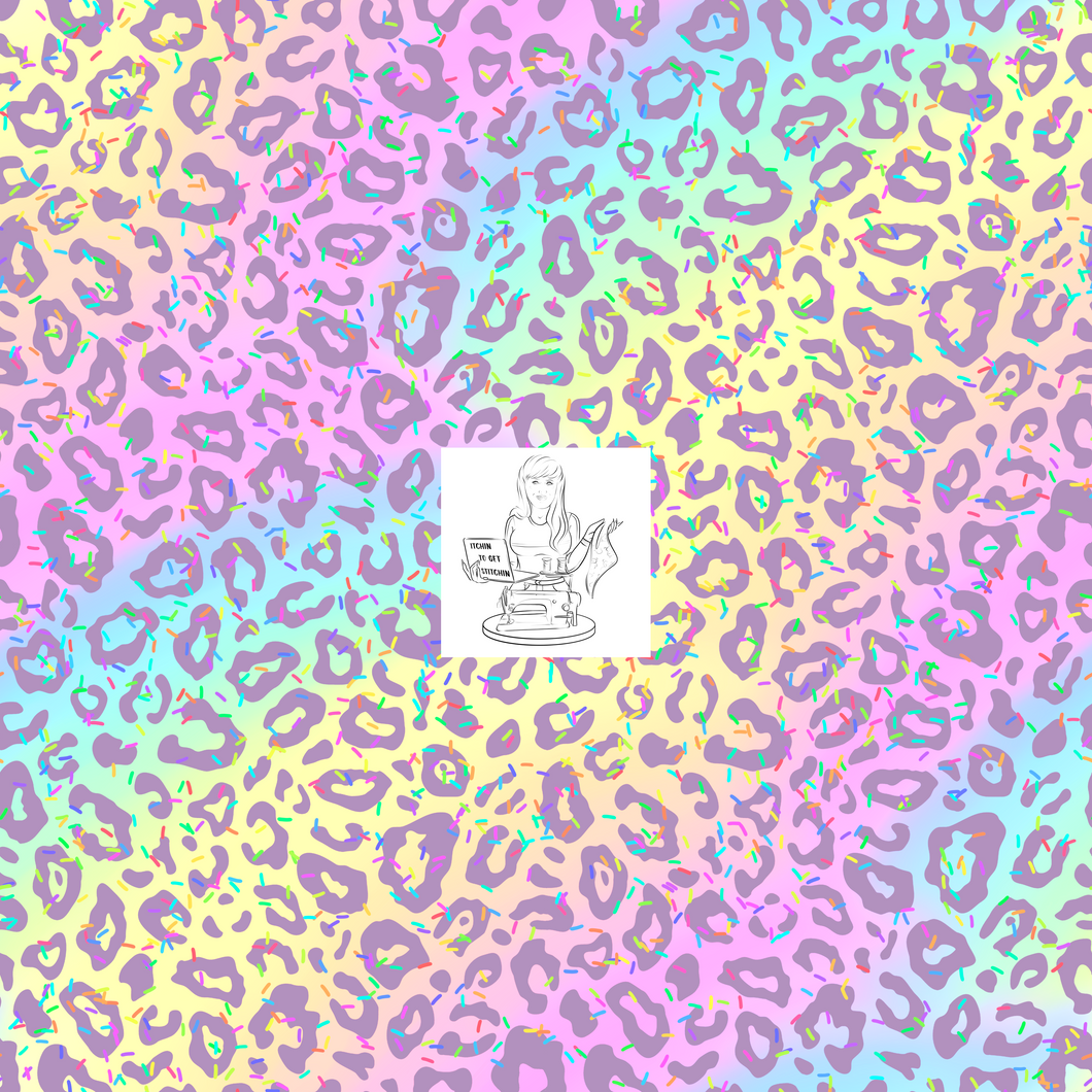 RTS -  Delicious Delights Coordinate  -  Light Leopard Vinyl