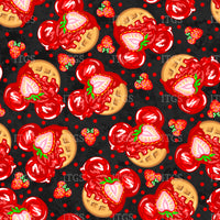 Strawberry Waffles - Black