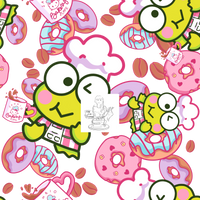 Clear Vinyl Design  -  Donut Infatuation