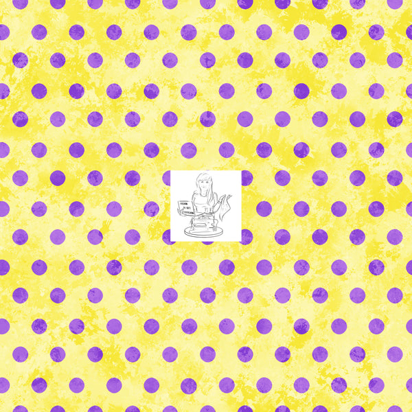 Sweet Treats Polka Dot Coordinate - Lemondrop Yellow