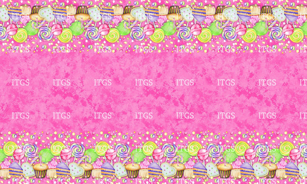 Sweet Treats - Mirrored Borders - Pink