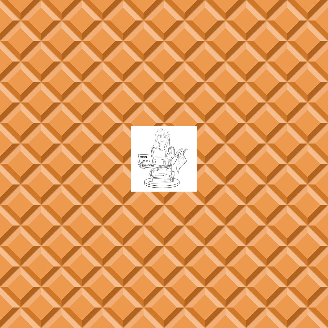 RTS -  Waffle Cone - Medium Beige Vinyl