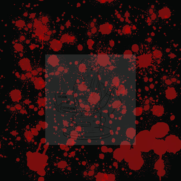 RTS - Blood Spatter 2 Cotton Woven