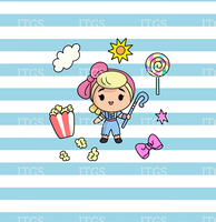 Toy Time Panel 1 - Blue
