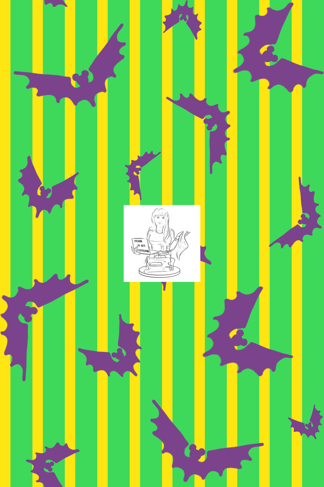 RTS - Not So Scary Striped Coordinate Cotton Lycra