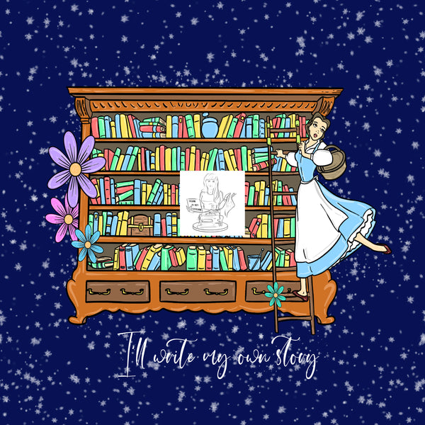 Bookcase Princess Panel 2