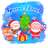 Colorful Christmas Panel