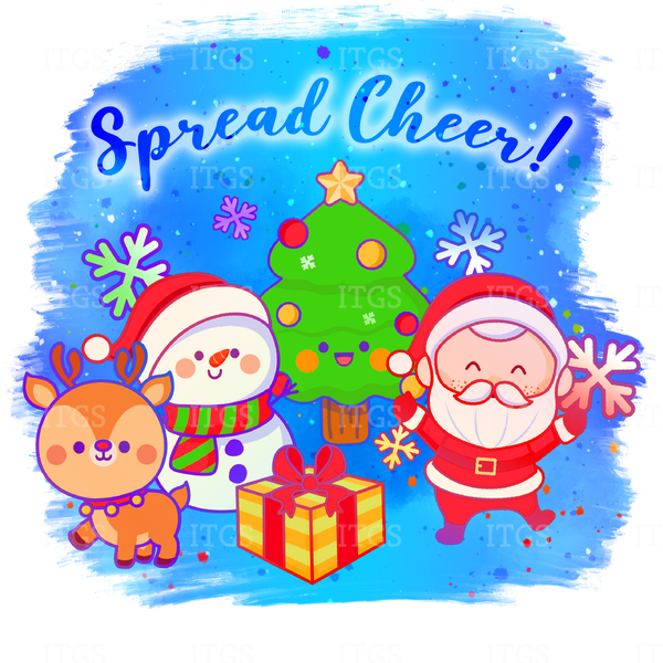 Colorful Christmas Panel