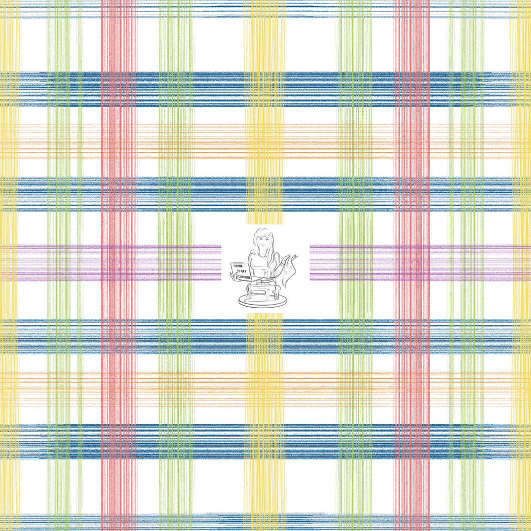 RTS - Boys from the Woods Coordinate -  Plaid/White Woven