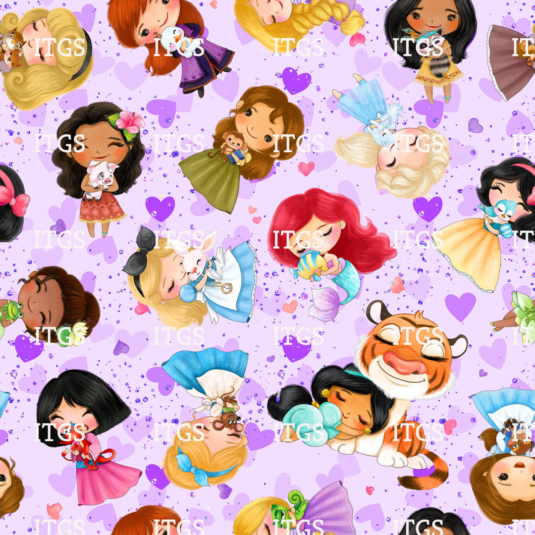 RTS - Hearts and Hugs - Lavender - Vinyl