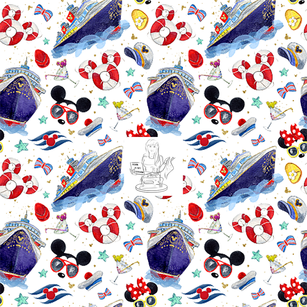 RTS - Clear Vinyl Design  - Nautical Bliss