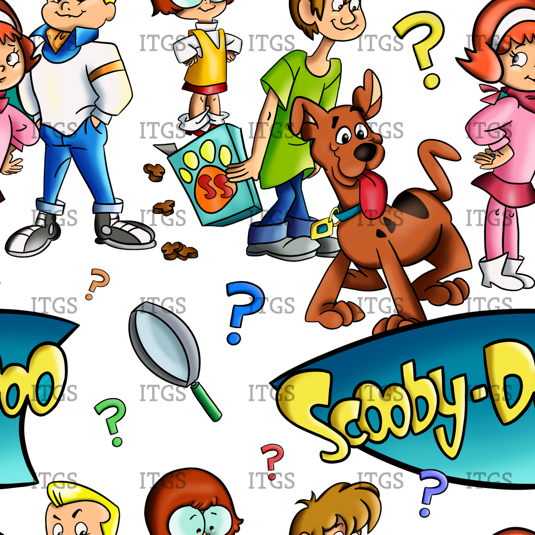 RTS - Clear Vinyl Design  -  Ruh-Roh-Raggy