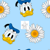 Floral Faces  - Mr Duck