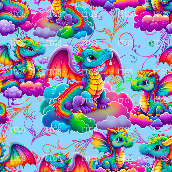 Dragon Fire - Blue
