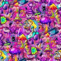 Mushroom Wonderland - Pink Main