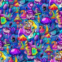 Mushroom Wonderland - Deep Blue Main