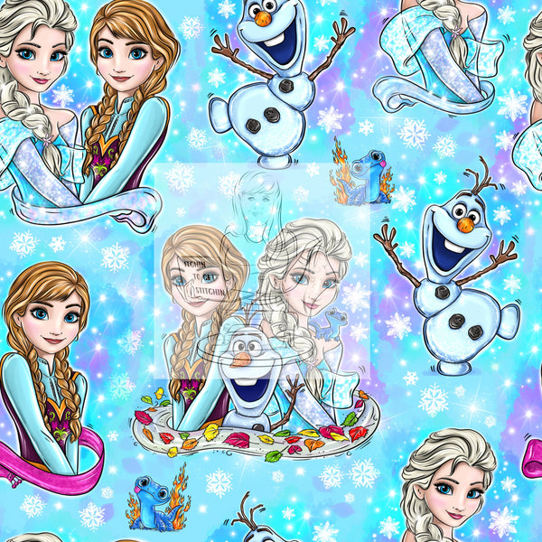 RTS - Frozen Pals Cotton Woven