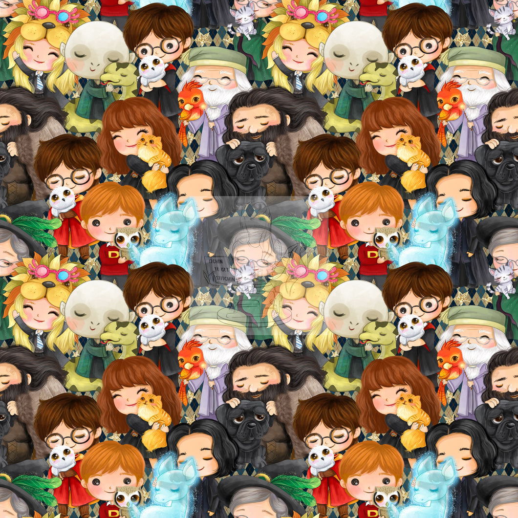 RTS -  Wizards Friends and Pets Stacked Vinyl