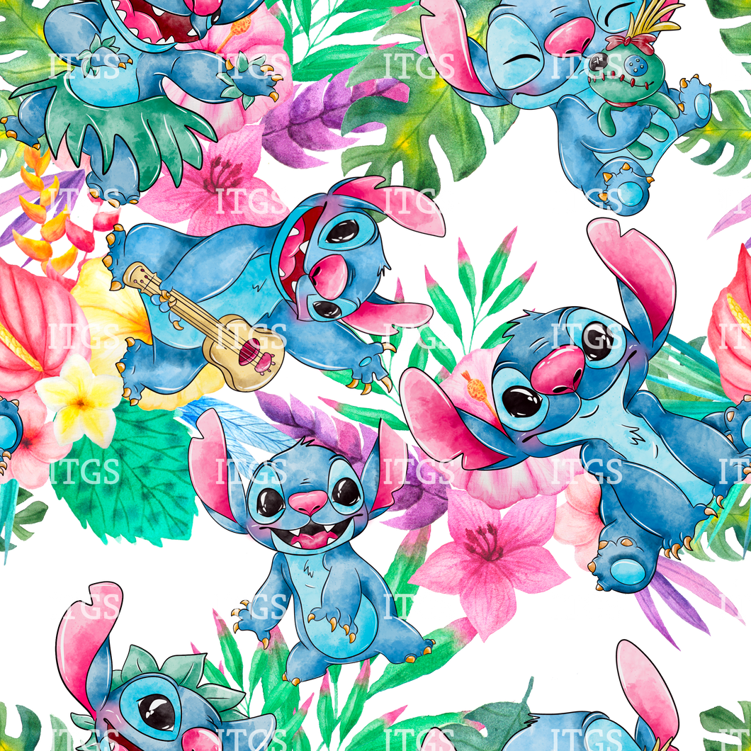 RTS - Clear Vinyl Design  - Floral Experiment