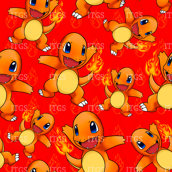 On Fire - Reddish Orange