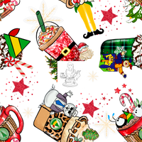 Clear Vinyl Design  -  Raise Your Cup to the Elf