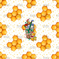 Honey and Latte Panel 4 - Honeycomb