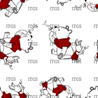 Clear Vinyl Design  -  Sketchy Pals Red 2
