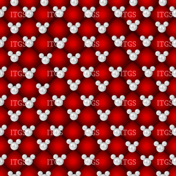 Puffed Pearls - Red