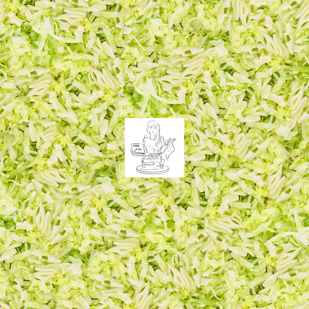 RTS - Taco Fixins - Lettuce Waterproof Canvas