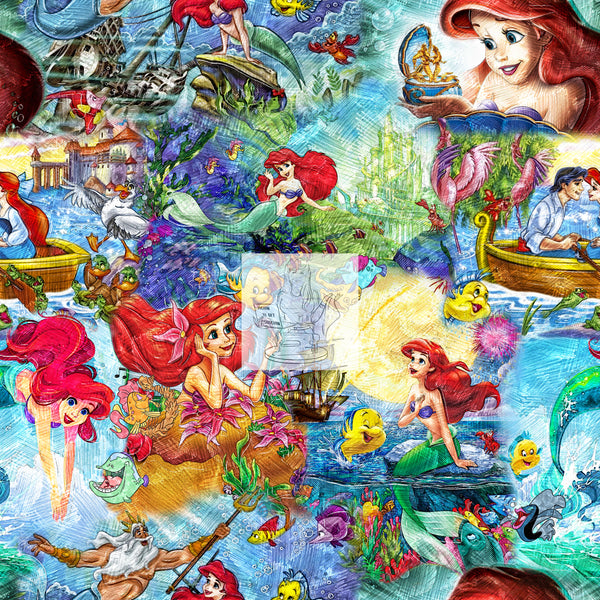 Sketched Underwater Princess
