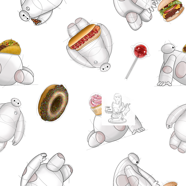 Clear Vinyl Design  - Foodie Freak 1