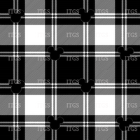 Payful Plaids B/W