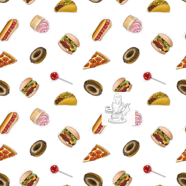 Clear Vinyl Design  - Foodie Freak 2