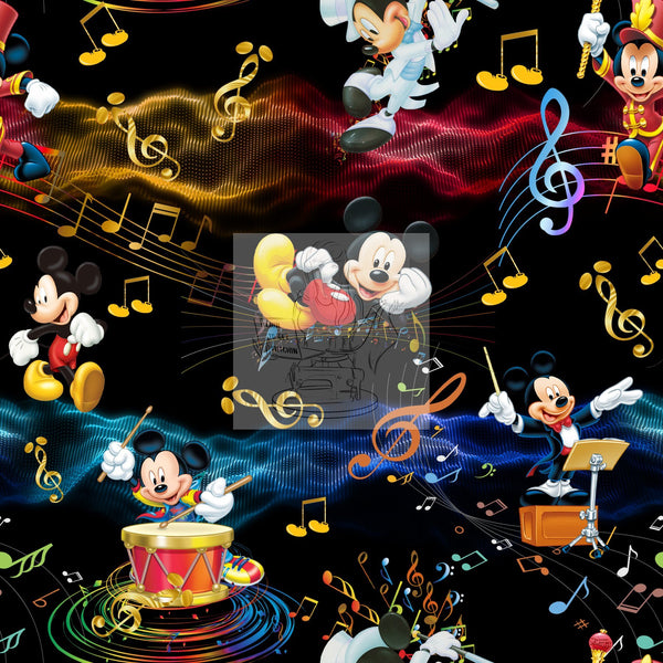 RTS - Mouse Music Cotton Lycra