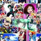 RTS - Academia Collage Anime Cotton Lycra