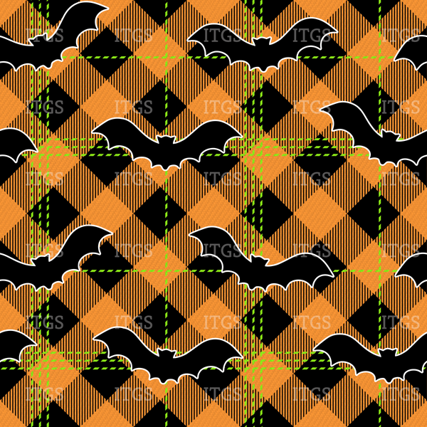 Batty Plaids - Orange