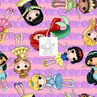Lala Royalty Pink Stripes