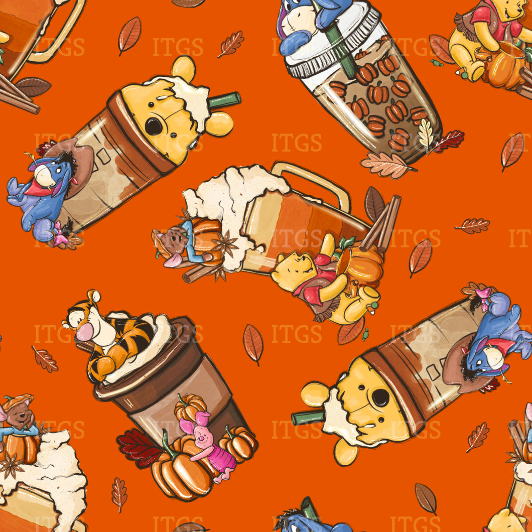 RTS - Beary Yummy Drinks - Pumpkin Swim