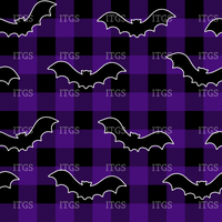 Batty Plaids - Purple