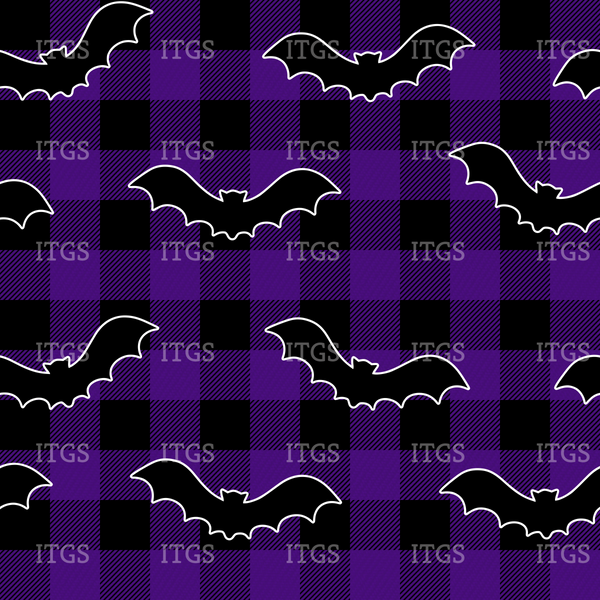 Batty Plaids - Purple