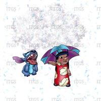 Joyous Rainy Day Panel 3 - Color Options Available