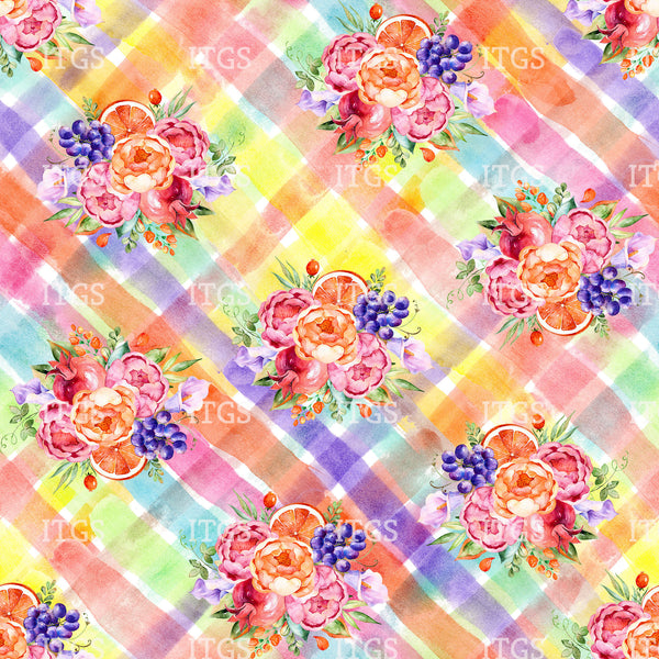 Fruity Watercolor Floral
