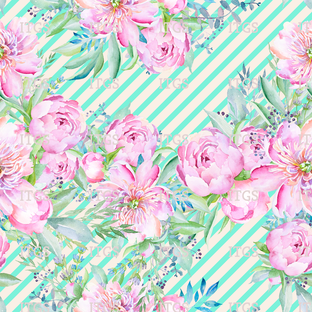 RTS - Blooms Adored - Striped Swim