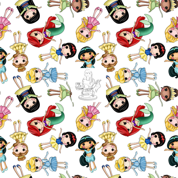 Clear Vinyl Design  -  Lala Royalty Littles