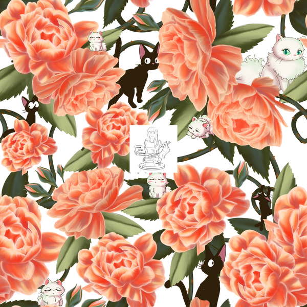 Clear Vinyl Design - Floral Surprise