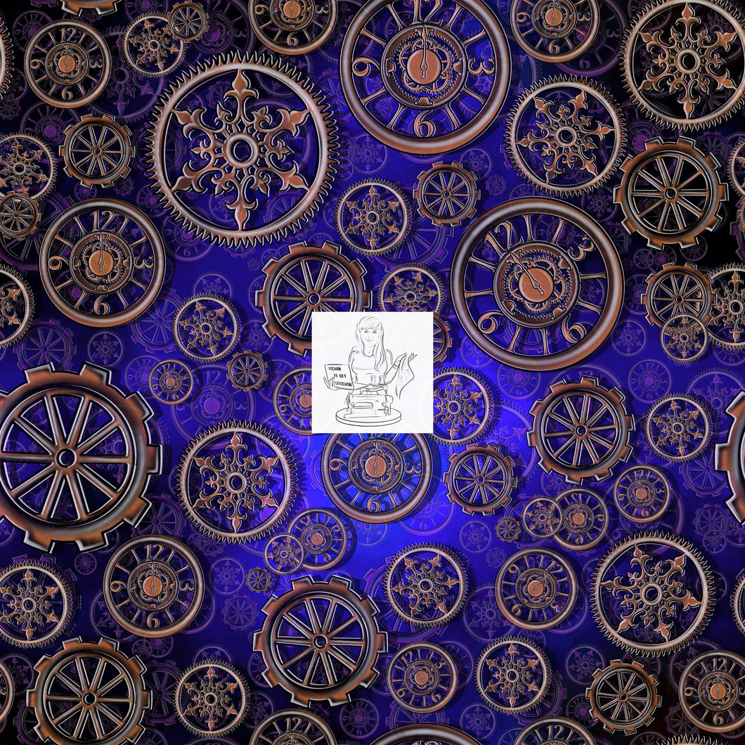 RTS - Cogwheels and Roses Coordinate Vinyl