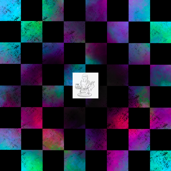 Velvet Plum Checkerboard