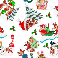 Clear Vinyl Design  -  Snowy Antics